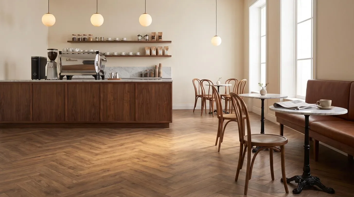 café rénové avec le décor Cordoba